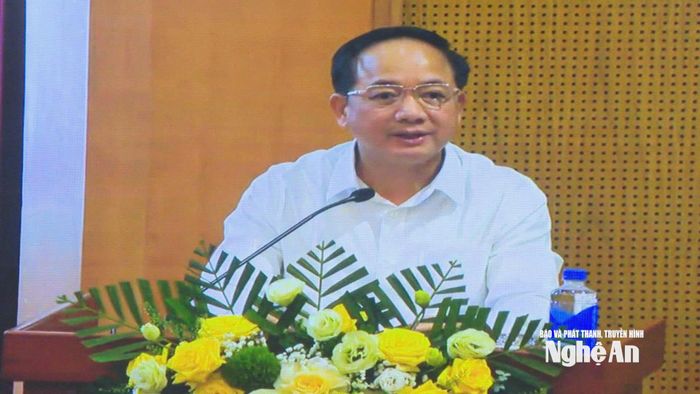 Đồng chí Trịnh Văn Quyết - Ủy viên Bộ Chính trị, Bí thư Trung ương Đảng, Trưởng ban Tuyên giáo và Dân vận Trung ương phát biểu chỉ đạo. Ảnh: Xuân Hướng
