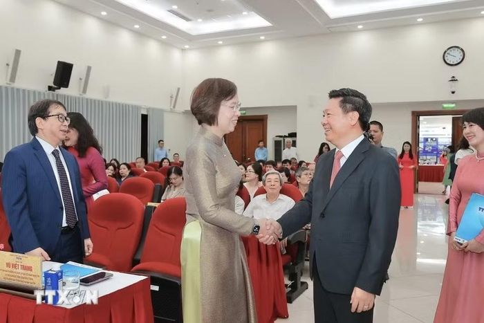 Đại biểu dự Lễ kỷ niệm. (Ảnh: Minh Quyết/TTXVN)