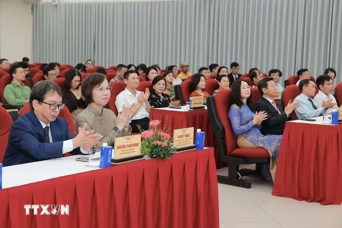Đại biểu tham dự Lễ kỷ niệm. (Ảnh: Minh Quyết/TTXVN)