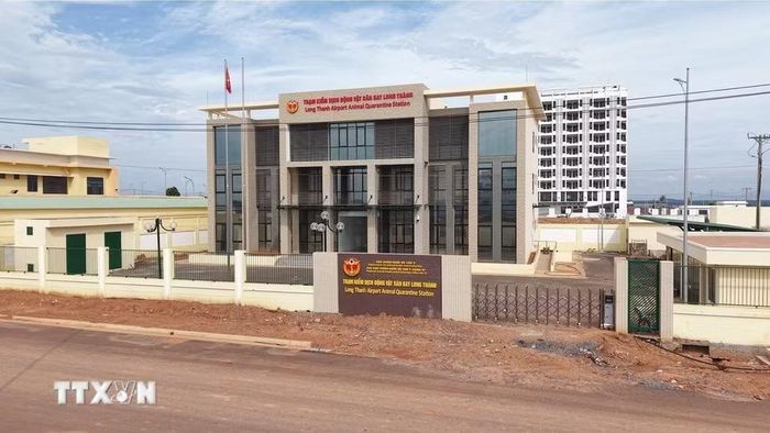 Trạm Kiểm dịch động vật tại sân bay Long Thành. (Ảnh: Công Phong/TTXVN)