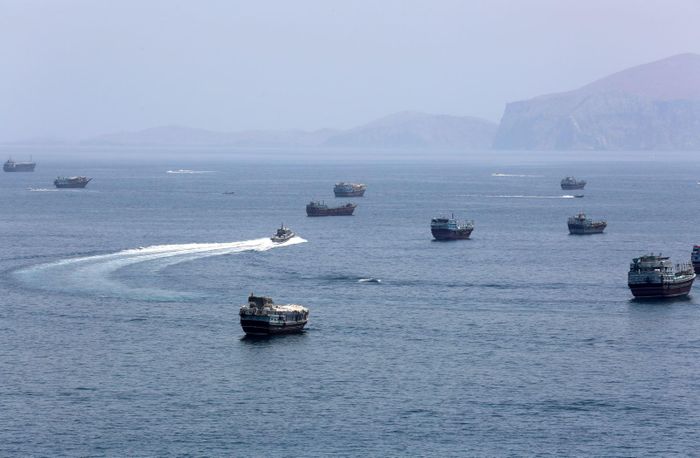 Quang cảnh eo biển Hormuz ngày 20/6/2026. Ảnh: THX/TTXVN phát