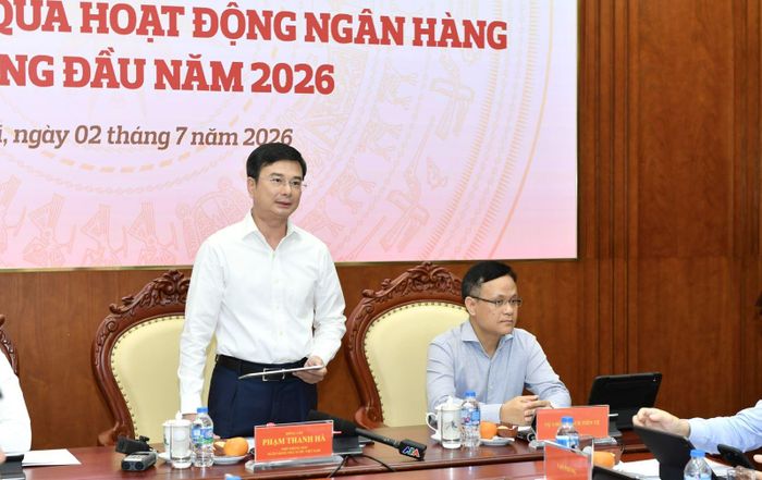Phó Thống đốc NHNN, ông Phạm Thanh Hà phát biểu tại Họp báo sáng 2/7.