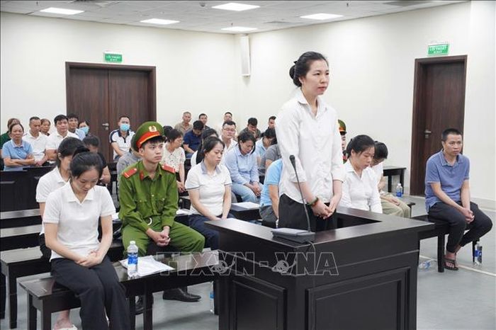 Các bị cáo tại phiên tòa ngày 2/7/2026.