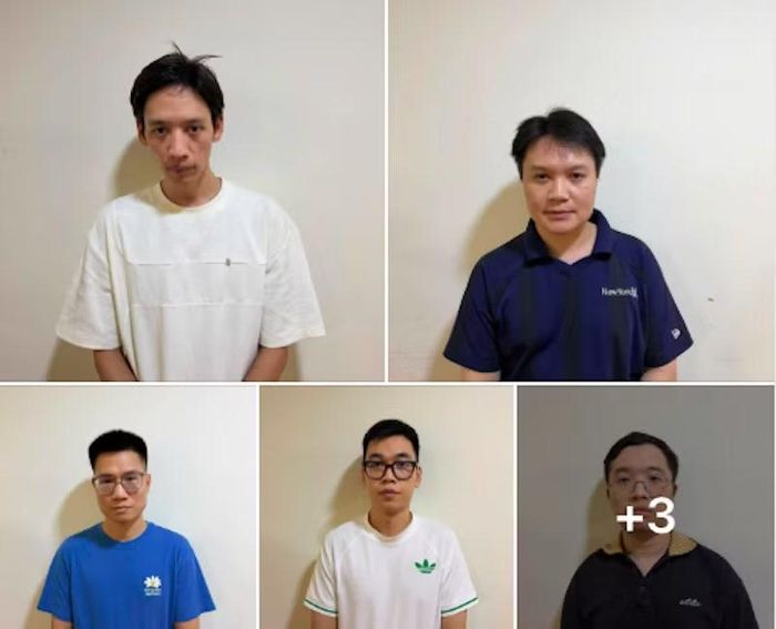 Các bị can bị khởi tố. Ảnh: Bộ Công an.