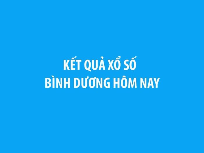 XSBD 3/7. Kết quả xổ số Bình Dương hôm nay ngày 3/7/2026. SXBD ngày 3/7
