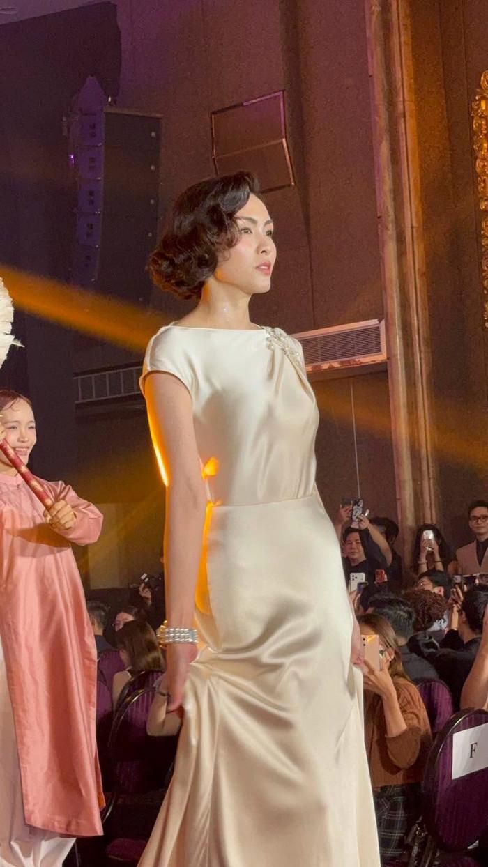 Tăng Thanh Hà tái xuất màn ảnh khiến nhiều khán giả thích thú, bất ngờ. Tuy nhiên, đây cũng là thử thách không nhỏ với nữ diễn viên vì đã 13 năm vắng bóng màn ảnh rộng. (Ảnh: Nhật Minh)