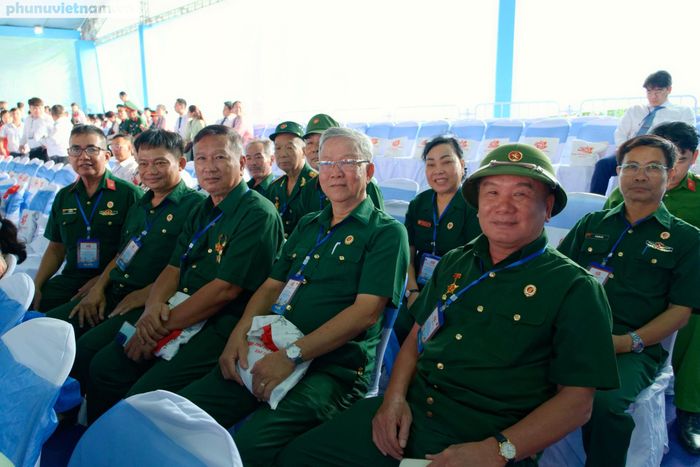 Các cựu chiến binh TPHCM tại hàng ghế đại biểu trước giờ khai mạc
