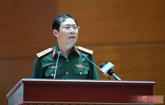 Đại tướng Nguyễn Tân Cương, Ủy viên Thường vụ Quân ủy Trung ương, Tổng Tham mưu trưởng, Thứ trưởng Bộ Quốc phòng. Ảnh: Nguyên Khánh