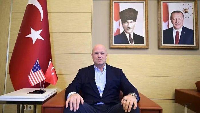 Đại sứ Mỹ tại NATO Matthew Whitaker. Ảnh: Anadolu.
