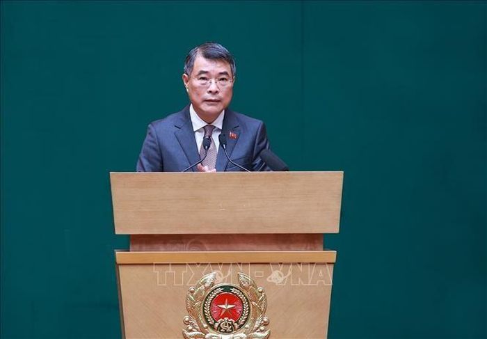 Thủ tướng Lê Minh Hưng phát biểu. Ảnh: TTXVN