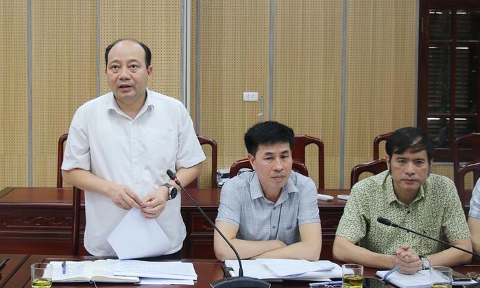 Đồng chí Hoàng Bá Huy, Giám đốc Ban Quản lý dự án dân dụng và Phát triển đô thị Bắc Ninh số 2 giải trình làm rõ một số nội dung.