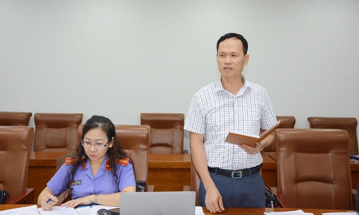 Lãnh đạo Viện Kiểm sát nhân dân tỉnh giải trình một số nội dung liên quan.