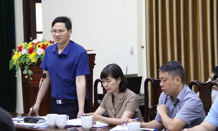  Đại biểu Trung tâm Phát triển quỹ đất tỉnh lưu ý địa phương một số vấn đề trong công tác giải phóng mặt bằng. 