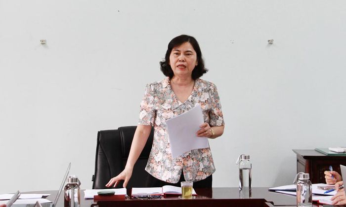  Đồng chí Trần Thị Hằng kết luận buổi khảo sát. 