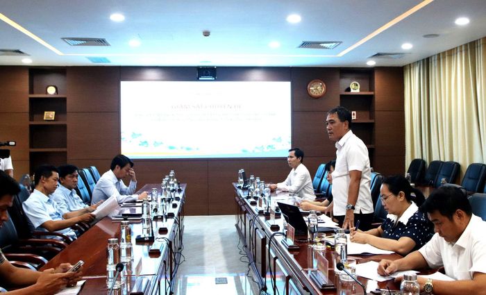 Quang cảnh buổi giám sát. Ảnh: TRỌNG HUY