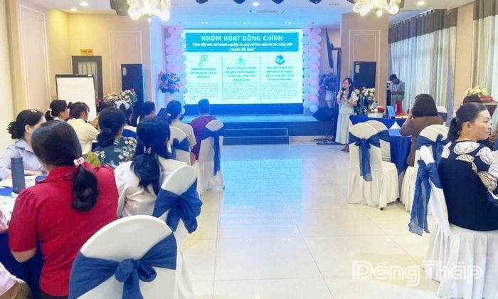 Trang bị kiến thức, kỹ năng và tư duy sản xuất xanh cho phụ nữ làm kinh tế, phụ nữ khởi nghiệp và doanh nghiệp nữ.