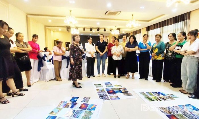 Trang bị kiến thức, kỹ năng và tư duy sản xuất xanh cho phụ nữ làm kinh tế, phụ nữ khởi nghiệp và doanh nghiệp nữ.