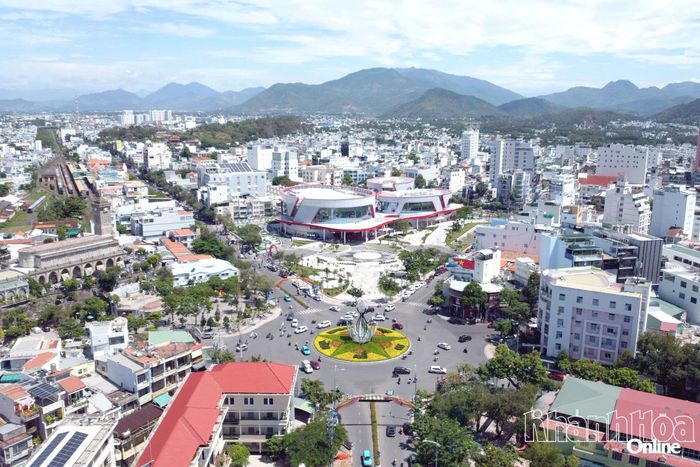 Một góc trung tâm đô thị khu vực Nha Trang.