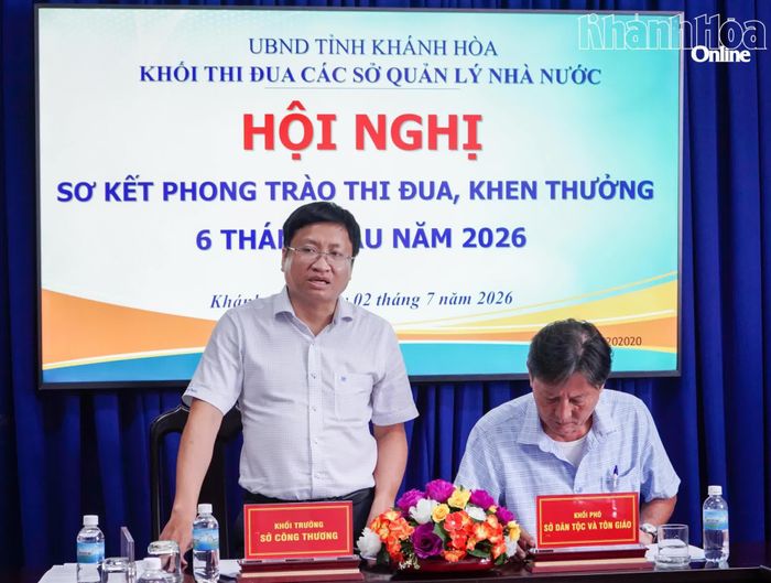 Lãnh đạo Sở Công Thương phát biểu tại hội nghị.
