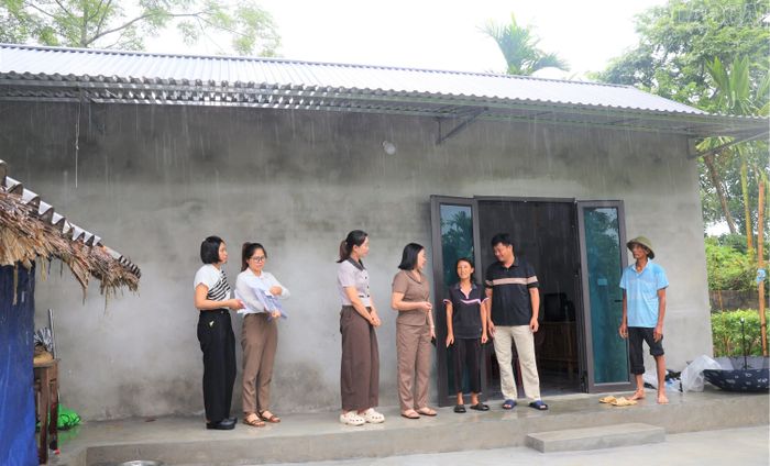 Ngôi nhà của chị Trần Thị Nhung, thôn Thâm Pồng hoàn thiện cuối tháng 6/2026.
