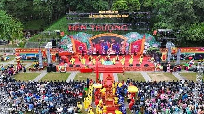 Lễ hội Đền Thượng. (Ảnh: Nguyễn Mạnh)