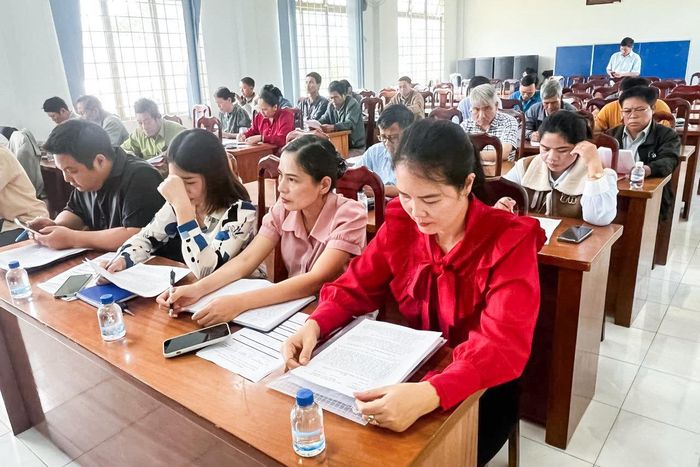 Đề án sáp nhập thôn trên địa bàn xã Tà Năng đã nhận được sự đồng thuận cao của Nhân dân