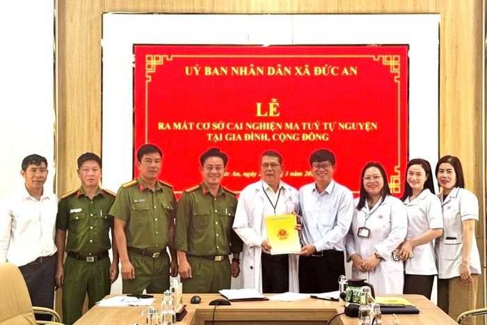 Đức An ra mắt cơ sở đủ điều kiện cung cấp dịch vụ cai nghiện ma túy tự nguyện tại gia đình, cộng đồng