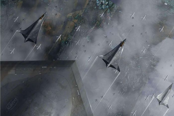 Chương trình AIR của DARPA nhằm phát triển năng lực tự chủ tích hợp AI cho máy bay thử nghiệm F-16 và các phương tiện chiến đấu không người lái trên không trong tương lai. Ảnh: DARPA.