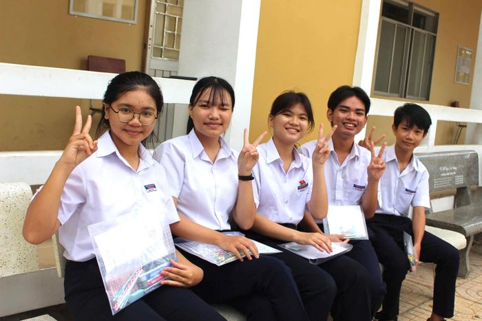 Thí sinh tự tin bước vào kỳ thi