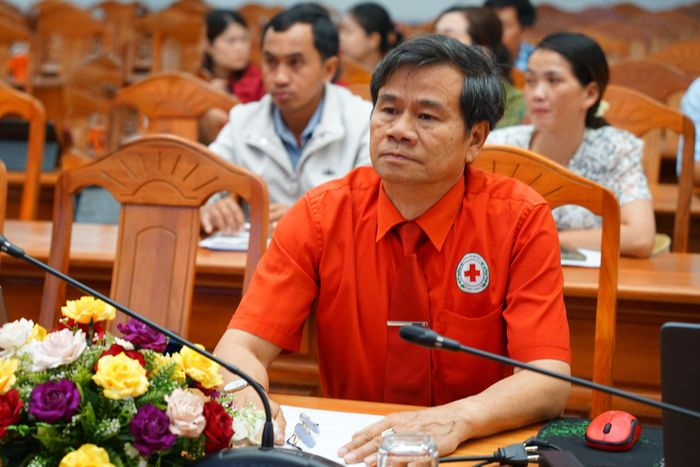 Ông Nguyễn Quang Minh, Chủ tịch Hội Chữ thập đỏ Lâm Đồng