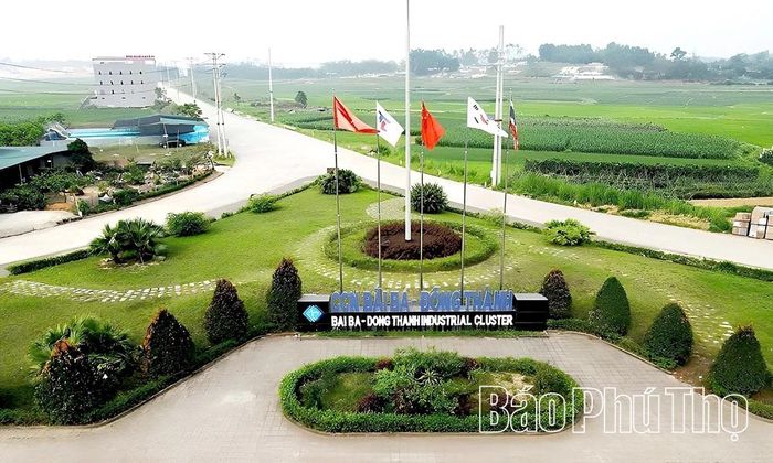 Giao thông thuận lợi giúp CCN Bãi Ba-Đông Thành thu hút nhiều nhà đầu tư thứ cấp.