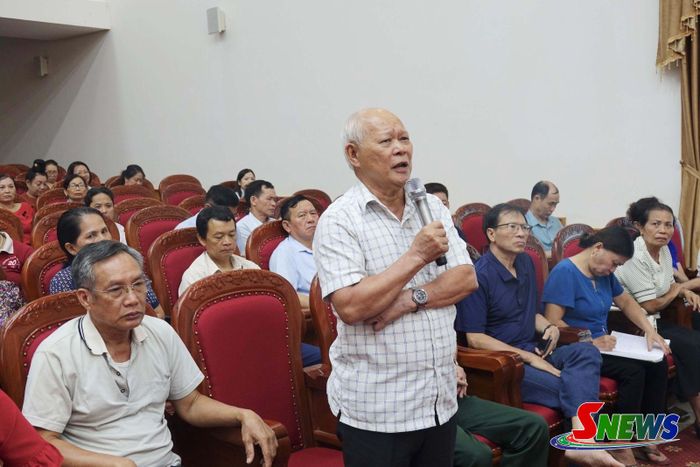 Cử tri phường Tô Hiệu kiến nghị.