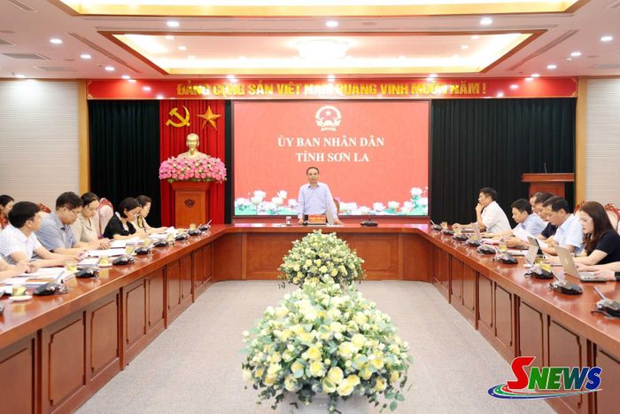 Đồng chí Phó Chủ tịch UBND tỉnh làm việc với các sở, ban ngành.