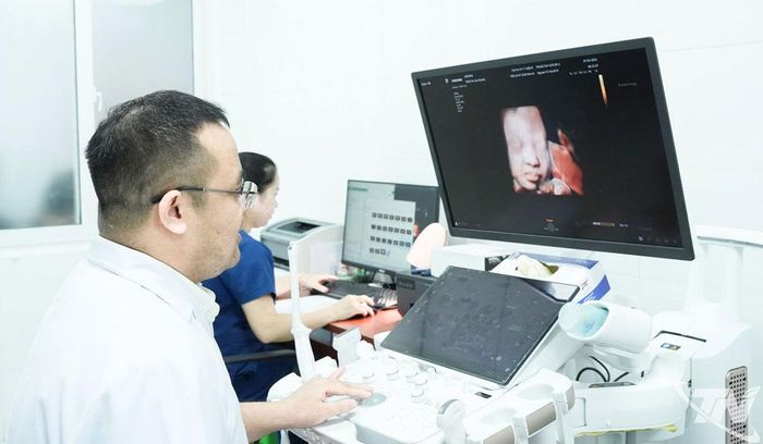 Khám sàng lọc trước sinh tại Bệnh viện A Thái Nguyên.