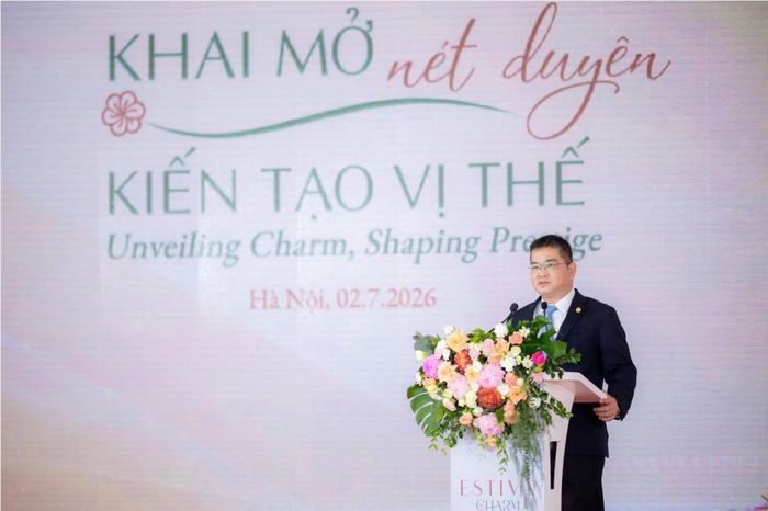 Ông Nguyễn Vũ Anh Tú - Tổng Giám đốc Công ty Cổ phần Địa ốc Phú Long khẳng định niềm tin vào giá trị bền vững của Estiva Charm.