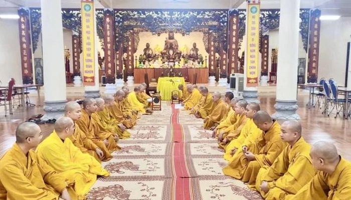 Lễ tác pháp thọ an cư tại thiền viện Trúc Lâm Thiên Trường (P.Nam Định) 
