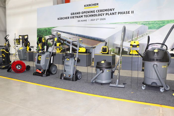 Các sản phẩm về thiết bị làm sạch được doanh nghiệp giới thiệu.
