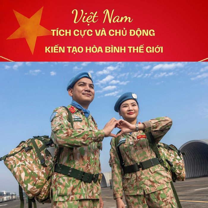 Việt Nam tích cực hợp tác, tham gia có trách nhiệm trong vai trò kiến tạo hòa bình cho thế giới (Ảnh: Vũ Ninh)