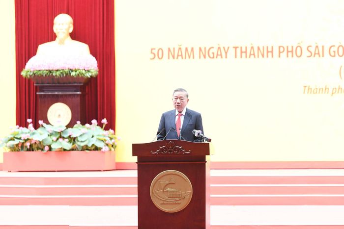 Tổng Bí thư, Chủ tịch nước Tô Lâm phát biểu tại Lễ kỷ niệm