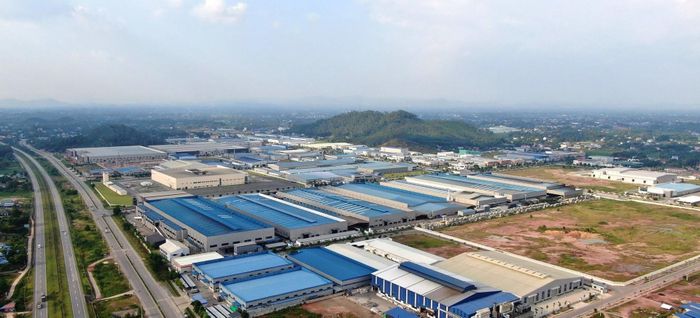 Thái Nguyên đang đẩy mạnh đầu tư hạ tầng các khu, cụm công nghiệp, đồng thời hoàn thiện cơ chế, chính sách để thu hút các nhà đầu tư lớn, công nghệ cao. Ảnh: Đồng Văn Thưởng.