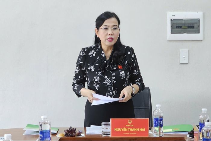 Ủy viên Trung ương Đảng, Ủy viên Ủy ban Thường vụ Quốc hội, Chủ nhiệm Ủy ban Khoa học, Công nghệ và Môi trường Nguyễn Thanh Hải phát biểu kết luận