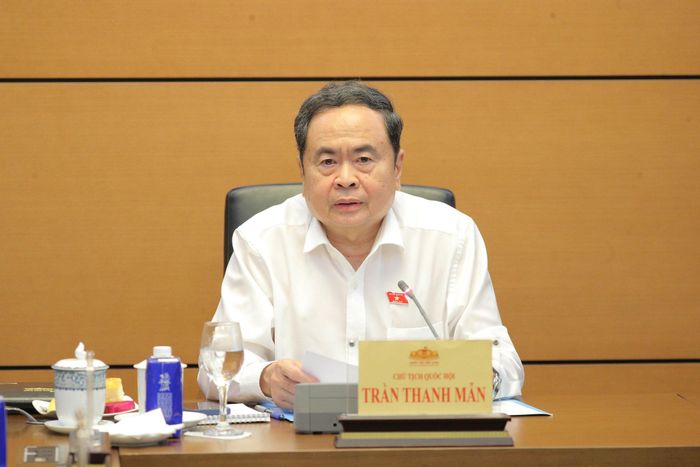 Chủ tịch Quốc hội Trần Thanh Mẫn chủ trì họp giao ban Lãnh đạo Quốc hội tháng 7