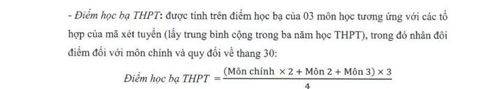 Cách tính điểm cụ thể theo PTXT 2.2