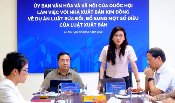 Bí thư Trung ương Đoàn Thanh niên Cộng sản Hồ Chí Minh Hồ Hồng Nguyên kiến nghị có thêm chính sách ưu tiên đặt hàng, hỗ trợ kinh phí xuất bản phẩm cho thanh thiếu nhi