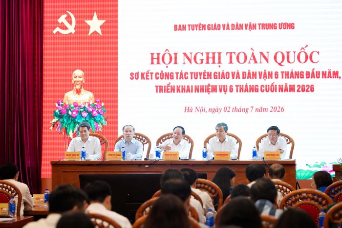 Trưởng Ban Tuyên giáo và Dân vận Trung ương Trịnh Văn Quyết chủ trì hội nghị toàn quốc sơ kết công tác tuyên giáo và dân vận 6 tháng đầu năm, triển khai nhiệm vụ 6 tháng cuối năm