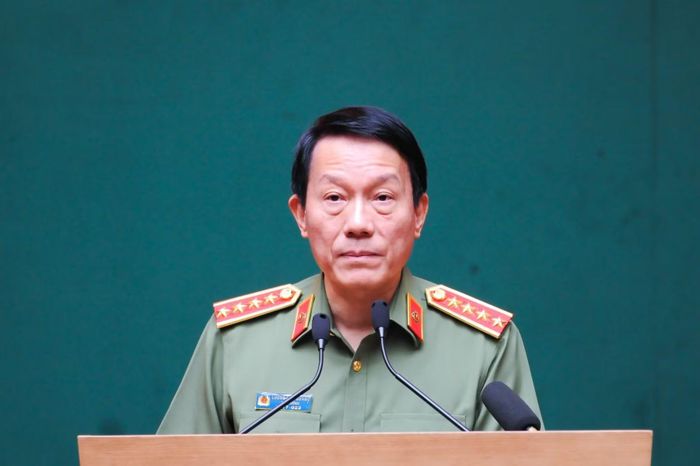 Bộ trưởng Lương Tam Quang phát biểu khai mạc hội nghị.