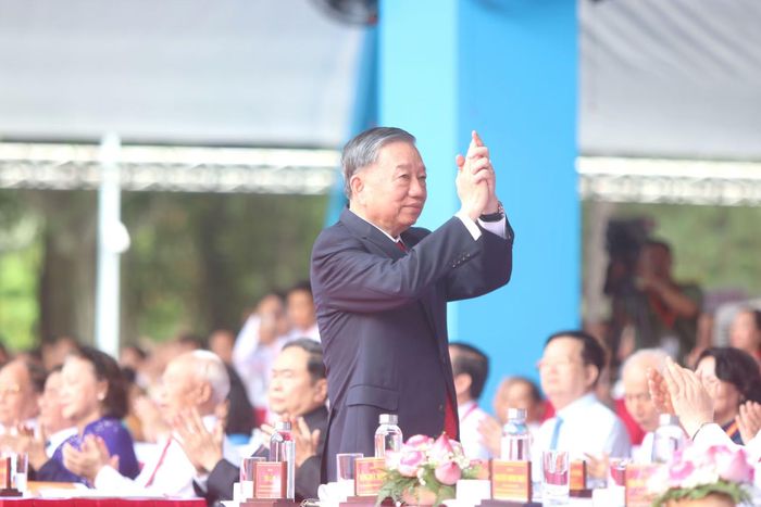 Tổng Bí thư, Chủ tịch nước Tô Lâm tham dự buổi lễ.