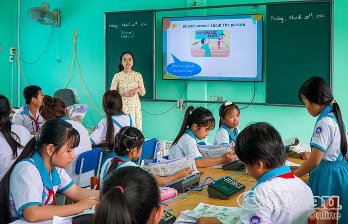 Tiếng Anh ngày càng được chú trọng trong các trường, tạo nền tảng hội nhập cho học sinh ngay từ bậc tiểu học.
