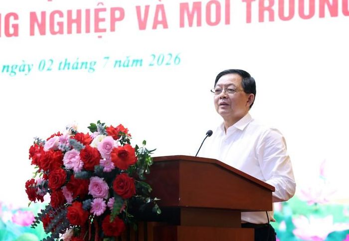 Phó Thủ tướng Hồ Quốc Dũng ghi nhận, biểu dương và đánh giá cao những kết quả ngành NN&amp;MT đạt được trong 6 tháng đầu năm 2026. Ảnh: CP