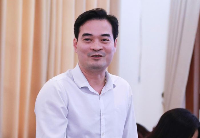 Ông Chu Quốc Thịnh phát biểu tại diễn đàn. (Ảnh: Trần Hằng)